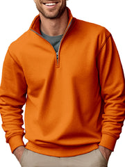 Men's Stylish Quarter-Zip Pullover for Casual and Active Wear
