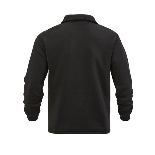 Stylish Black Button-Up Shirt Jacket for Men - Perfect for Casual and Outdoor Adventures