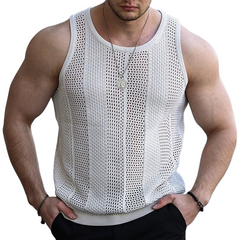 Men's Classic Summer Casual Fashion Knitted Slim Tank Top MTA1947C7K