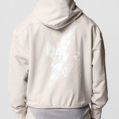 Green Hoodie with Unique Graphic Design for Casual Wear