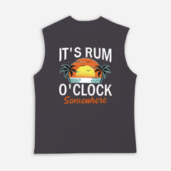Tropical Sunrise Graphic Tank Top for Men - Perfect for Summer Vacations