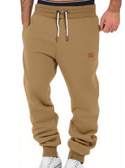Men's Casual Jogger Pants with Adjustable Drawstring and Side Pockets