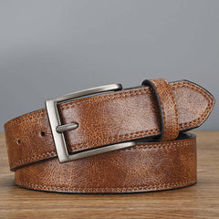 Men's Retro All-match PU Leather Pin Buckle Belt 58699698U