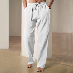 Men's Beach-Ready Drawstring Pants for Summer Outings