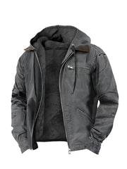 Stylish Hooded Jacket With Faux Fur Lining For Ultimate Warmth And Comfort