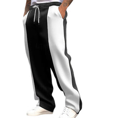 Stylish Color-Block Track Pants for Men - Perfect for Casual and Sporty Looks
