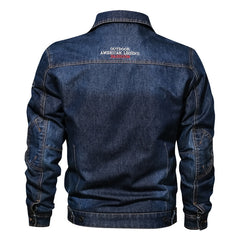 Stylish Men's Denim Jacket - Perfect for Casual and Outdoor Adventures