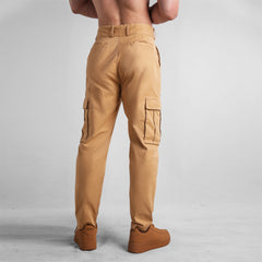 Men's Cargo Pants with Multiple Pockets and Stylish Design