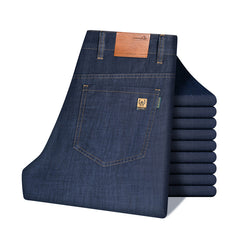 Stylish Men's Slim Fit Jeans with Trendy Design for All Seasons