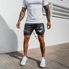 Men's Smiley Shorts Performance Shorts