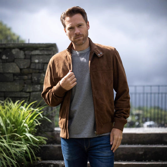Stylish Brown Jacket for Men - Perfect for Casual and Outdoor Adventures
