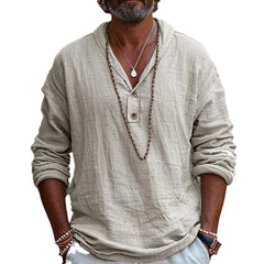 Stylish Henley Shirt for Men - Perfect for Casual and Outdoor Wear