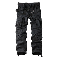 Men's Multi-Pocket Cargo Pants - Perfect For Outdoor Adventures And Casual Wear