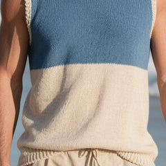 Men's Spring Fashion Simple Woven Casual Sports Tank Top MTA0742D6P