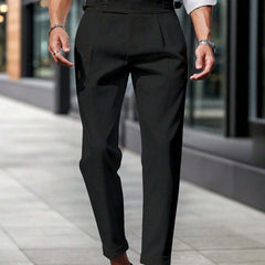 Men's Casual Solid Color Suit Pants MTA0379D7X