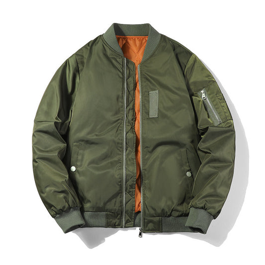 American Casual Windproof Flight Jacket - Perfect for Everyday Wear