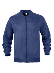 Men's Stylish Full-Zip Fleece Jacket - Perfect for Casual and Outdoor Activities