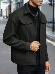 Stylish Men's Casual Jacket with Multiple Color Options for Everyday Wear