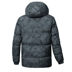 Camouflage Pattern Winter Down Jacket for Men - Warm, Stylish, and Versatile