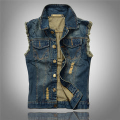 Stylish Denim Vest for Men - Perfect for Casual and Trendy Looks