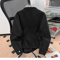 Stylish Snake Print Collar Jacket for Casual and Fashionable Looks