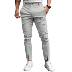 Men's Solid Color Casual Suit Pants MTA0366D4X