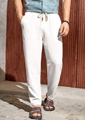 Stylish Drawstring Waist Trousers for Men - Perfect for Casual and Outdoor Activities