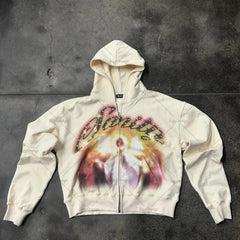 Vibrant Red Racing Hoodie for Motocross Enthusiasts