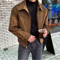 Stylish Brown Jacket with Casual Elegance for Everyday Wear