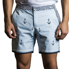 Men's Spring Fashion Anchor Print Sports Casual Shorts MTA0767D7P