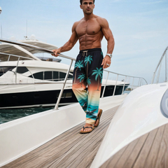 Tropical Sunset Beach Pants for Men - Perfect for Summer Vacations