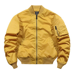 Stylish Burgundy Bomber Jacket for Men - Perfect for Casual and Outdoor Adventures
