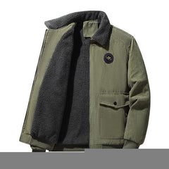 Stylish Corduroy Jacket with Faux Fur Lining for Winter Warmth