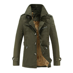 Stylish Men's Trench Coat - Perfect For Casual And Formal Wear