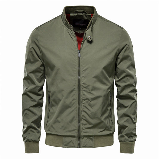 Men's Stylish Stand Collar Jacket - Perfect for Casual and Outdoor Activities