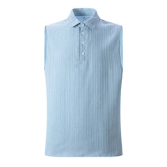 Men's Solid Color Lapel Pullover Tank Tops MTA0773D0X