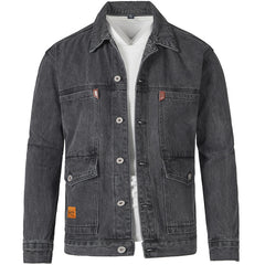 Stylish Men's Denim Jacket - Perfect for Casual and Outdoor Adventures