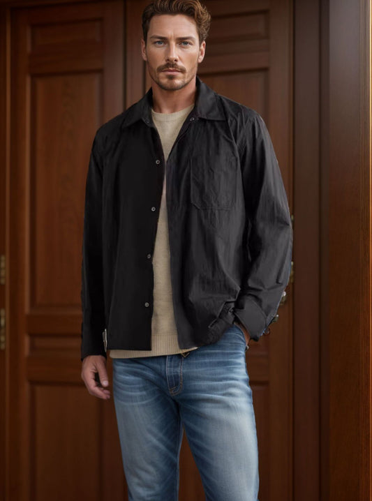 Stylish Men's Casual Jacket with Classic Design for Everyday Wear