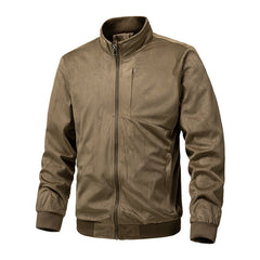 Men's Stylish Stand Collar Jacket - Perfect for Casual and Outdoor Adventures