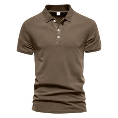 Men's Stylish Short Sleeve Polo Shirt - Perfect For Casual And Formal Occasions