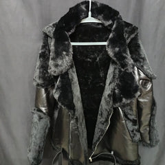Luxurious Faux Fur Trimmed Jacket for Men - Winter Fashion Essential