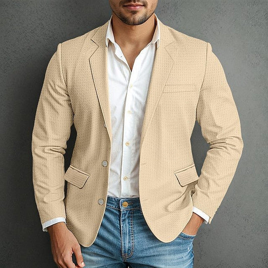 Stylish Light Blue Blazer for Men - Perfect for Spring and Summer Occasions