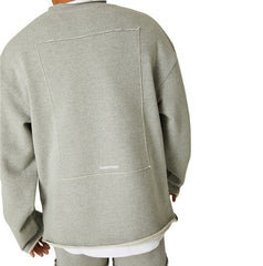 Cozy Oversized Sweatshirt And Shorts Set For Men - Perfect For Casual Wear