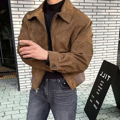 Stylish Brown Jacket with Casual Elegance for Everyday Wear
