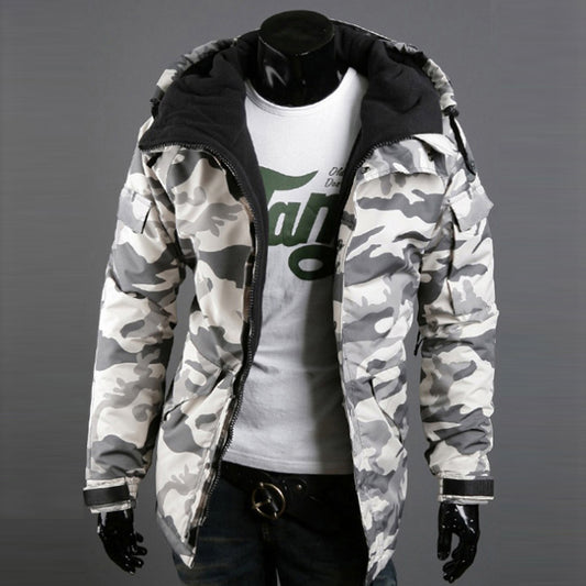 Camouflage Hooded Jacket For Men - Stylish And Versatile Outdoor Wear