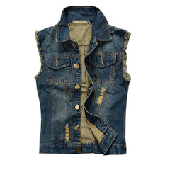 Stylish Denim Vest for Men - Perfect for Casual and Trendy Looks