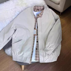 Stylish Bomber Jacket with Plaid Shirt Combo for Modern Fashionistas