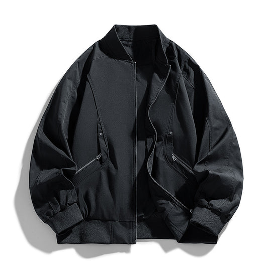 Men's Military Green Bomber Jacket - Stylish And Functional For All Seasons