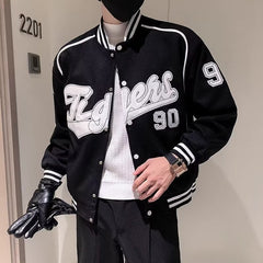 Stylish Embroidered Varsity Jacket for Men - Perfect for Casual and Sporty Looks