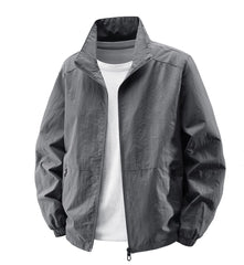 Lightweight Khaki Jacket for Men - Perfect for Casual and Outdoor Activities
